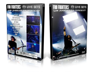 Artwork Cover of Foo Fighters 2007-09-18 DVD Los Angeles Proshot