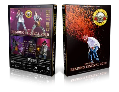 Artwork Cover of Guns N Roses 2010-08-27 DVD Reading Proshot