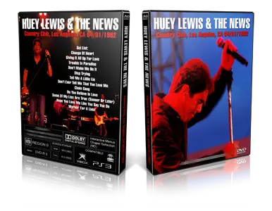 Artwork Cover of Huey Lewis 1982-04-01 DVD Los Angeles Proshot
