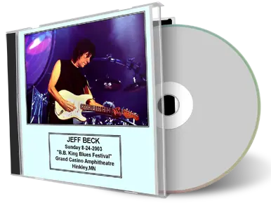 Artwork Cover of Jeff Beck 2003-08-24 CD Hinkley Audience