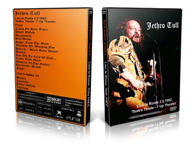 Artwork Cover of Jethro Tull 1982-05-02 DVD Rome Proshot