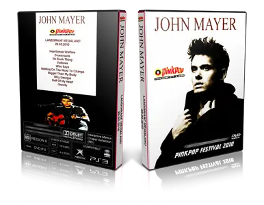 Artwork Cover of John Mayer 2010-05-29 DVD Pink Pop Festival Proshot
