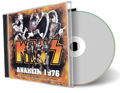 Artwork Cover of KISS 1976-08-20 CD Anaheim Soundboard