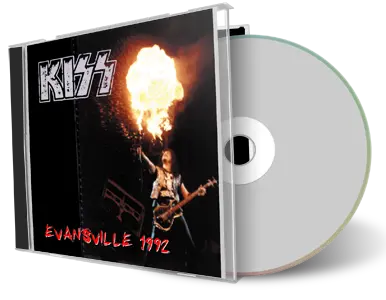 Artwork Cover of KISS 1992-11-20 CD Evansville Audience