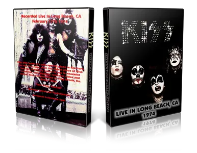 Artwork Cover of KISS 1974-02-17 DVD Long Beach Proshot