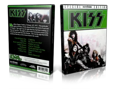 Artwork Cover of Kiss 1977-02-18 DVD New York City Proshot