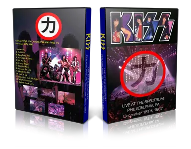 Artwork Cover of KISS 1987-12-18 DVD Philadelphia Proshot