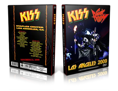 Artwork Cover of KISS 2009-11-25 DVD Los Angeles Proshot
