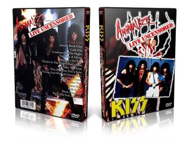 Artwork Cover of KISS Compilation DVD Detroit 1984 Proshot
