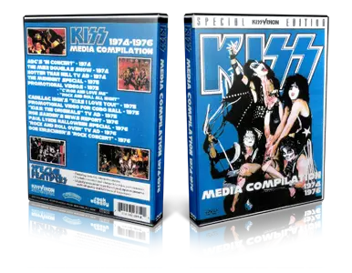 Artwork Cover of KISS Compilation DVD Media Collection 1974-1976 Proshot