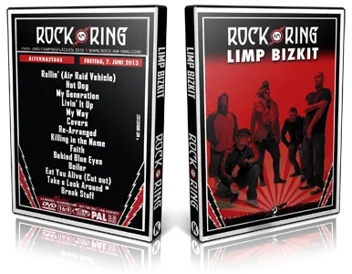Artwork Cover of Limp Bizkit 2013-06-07 DVD Rock Am Ring Proshot