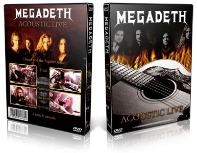Artwork Cover of Megadeth Compilation DVD Acoustic Live Proshot