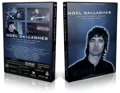 Artwork Cover of Noel Gallagher 2006-01-28 DVD Paris Proshot