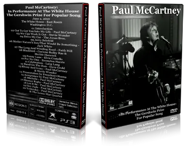 Artwork Cover of Paul McCartney 2010-06-02 DVD Washington Proshot