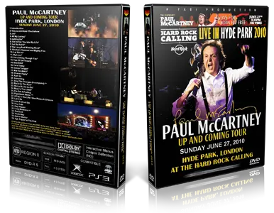 Artwork Cover of Paul McCartney 2010-06-27 DVD London Proshot
