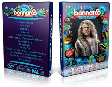 Artwork Cover of Robert Plant 2015-06-14 DVD Bonnaroo Festival 2015 Proshot