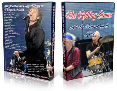 Artwork Cover of Rolling Stones 2013-05-03 DVD Los Angeles Audience