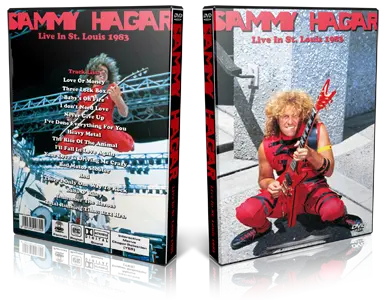 Artwork Cover of Sammy Hagar Compilation DVD St Louis 1983 Proshot