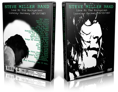 Artwork Cover of Steve Miller 1983-08-20 DVD St Goarshausen Proshot