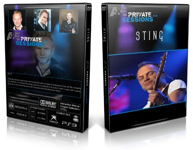 Artwork Cover of Sting Compilation DVD A and E Private Session Proshot