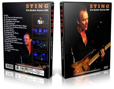 Artwork Cover of Sting Compilation DVD Festival de Quebec 2009 Proshot