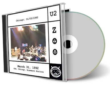 Artwork Cover of U2 1992-03-31 CD Chicago Audience