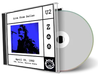 Artwork Cover of U2 1992-04-05 CD Dallas Audience