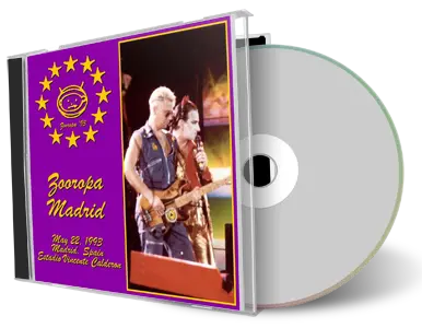 Artwork Cover of U2 1993-05-22 CD Madrid Audience