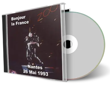 Artwork Cover of U2 1993-05-26 CD Nantes Audience