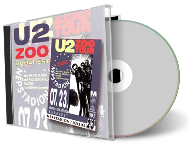 Artwork Cover of U2 1993-07-23 CD Budapest Audience