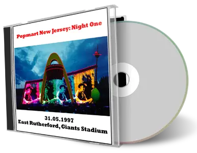 Artwork Cover of U2 1997-05-31 CD East Rutherford Audience