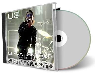 Artwork Cover of U2 2001-04-23 CD Anaheim Audience