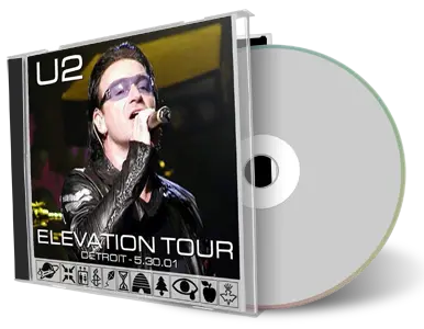 Artwork Cover of U2 2001-05-30 CD Detroit Audience