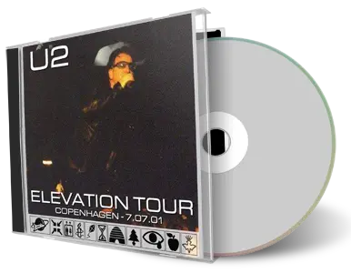 Artwork Cover of U2 2001-07-07 CD Copenhagen Audience