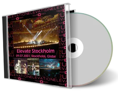 Artwork Cover of U2 2001-07-09 CD Stockholm Audience