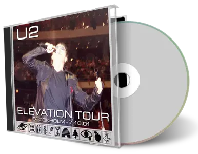 Artwork Cover of U2 2001-07-10 CD Stockholm Audience