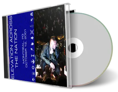 Artwork Cover of U2 2001-10-12 CD Montreal Audience