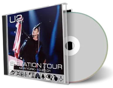 Artwork Cover of U2 2001-10-25 CD New York Audience