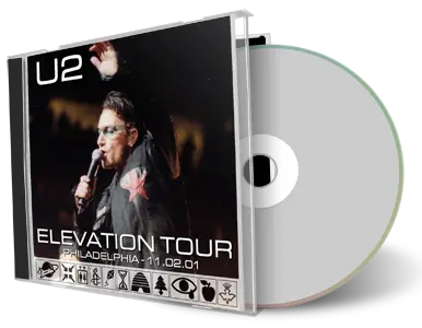 Artwork Cover of U2 2001-11-02 CD Philadelphia Audience