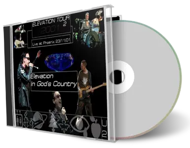 Artwork Cover of U2 2001-11-23 CD Phoenix Soundboard