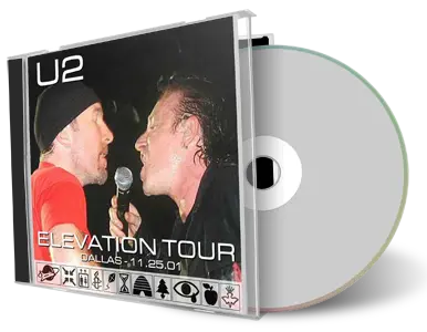 Artwork Cover of U2 2001-11-25 CD Dallas Audience
