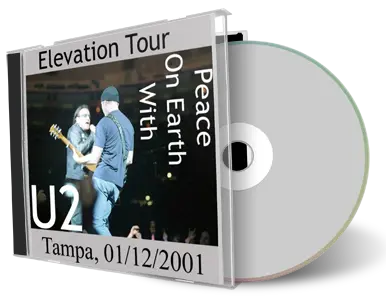 Artwork Cover of U2 2001-12-01 CD Tampa Soundboard