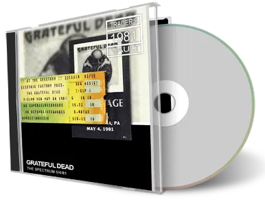 Artwork Cover of Grateful Dead 1981-05-04 CD Philadelphia Soundboard