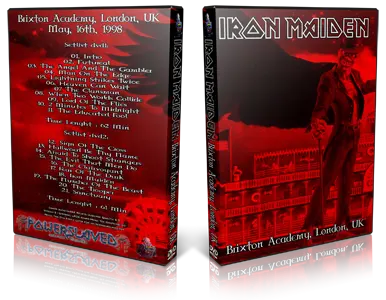 Artwork Cover of Iron Maiden 1998-05-16 DVD London Audience