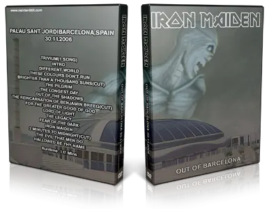 Artwork Cover of Iron Maiden 2006-11-30 DVD Barcelona Audience