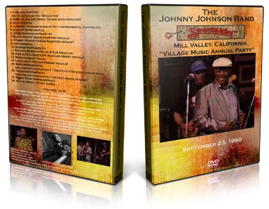 Artwork Cover of Johnny Johnson Band 1990-09-23 DVD Mill Valley Proshot