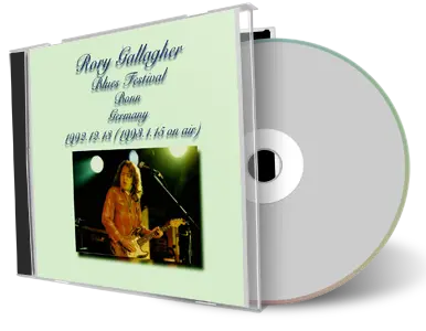 Artwork Cover of Rory Gallagher Compilation CD Bonn 1992 Paris 1972 Soundboard