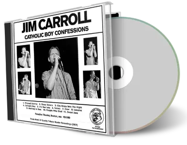 Artwork Cover of Jim Carroll Band 1980-12-20 CD Boston Soundboard