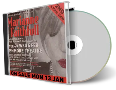 Artwork Cover of Marianne Faithfull 2003-02-05 CD Sydney Audience