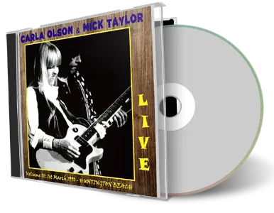 Artwork Cover of Mick Taylor And Carla Olson 1990-03-01 CD Huntington Beach Audience